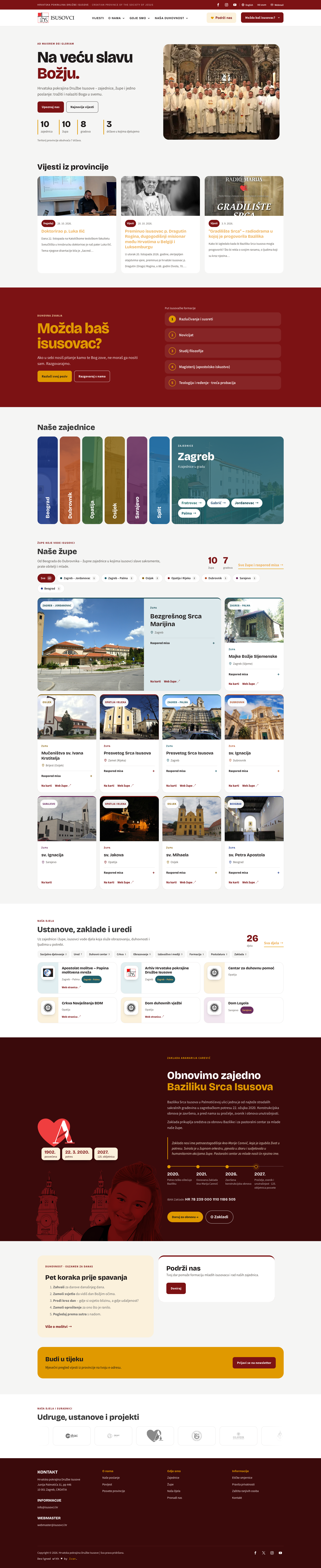 Isusovci.hr 2.0 - Full Screenshot